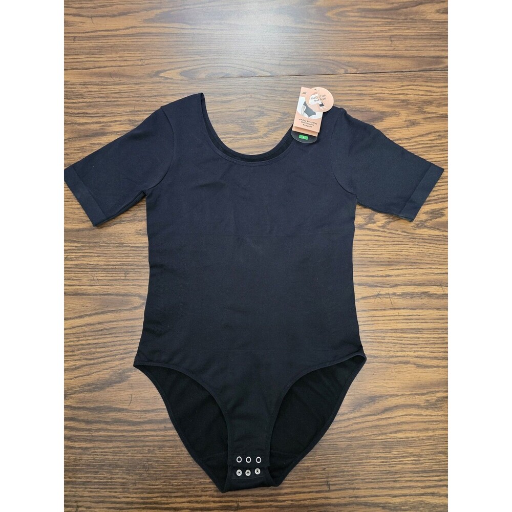 Shapermint NWT All Day Every Day Short Sleeve Bodysuit Size L